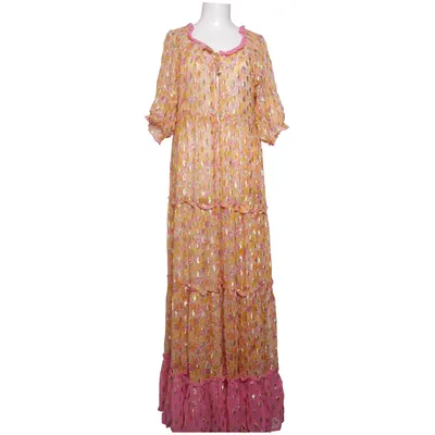 Långklänning (Rosa, Flerfärgad) från Miss June Metallfiber, Viskos