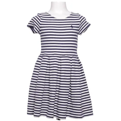 Jurk (Blauw, Wit) van Polo Ralph Lauren Katoen, Elastaan, Polyester