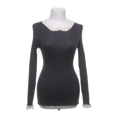 Långärmad t-shirt (Svart, Vit) från Lisanza Silke, Ull