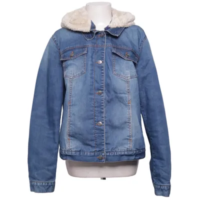 Gefütterte Jeansjacke (Blau) von John Baner Baumwolle, Elasthan, Polyester