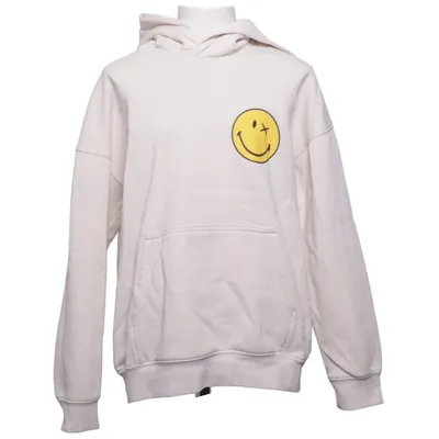 Capuchon sweater (Wit, Meerkleurig) van H&M Katoen, Polyester