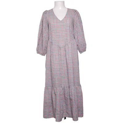 Klänning (Grå, Flerfärgad) från Moves Bomull, Polyester