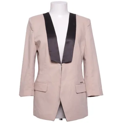 Blazer (Beige, Black) from Basics Cotton, Elastane, Polyester