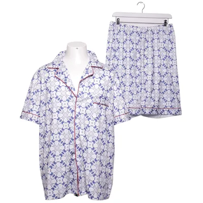 Pajamas (Blue, White) from Shein Elastane, Polyester