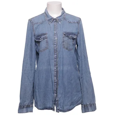 Denim blouse (Blauw) van Fishbone Katoen