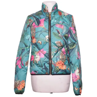 Down jacket (Green, Multicolored) from Femi Stories Down, Feather, Polyester