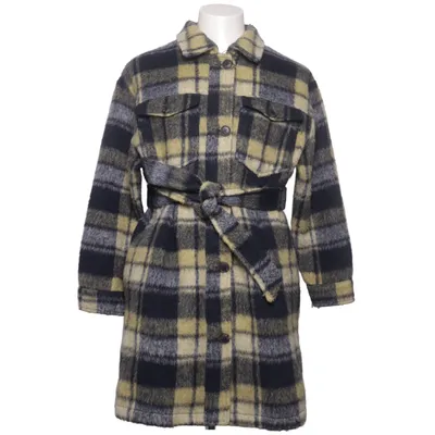 Skjortejakke (Gul, Blå, Grå) fra Nicole Farhi Akryl, Polyamid, Polyester, Uld
