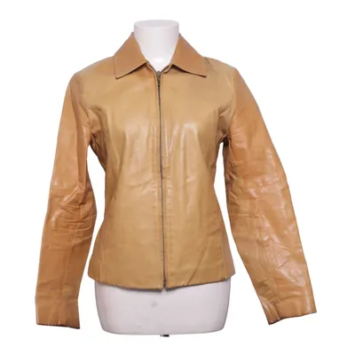 Leather jacket (Beige) from De Bijenkorf Leather