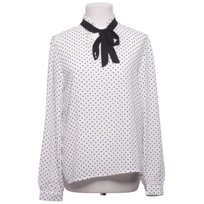 Strikblouse (Wit, Zwart) van Forever 21