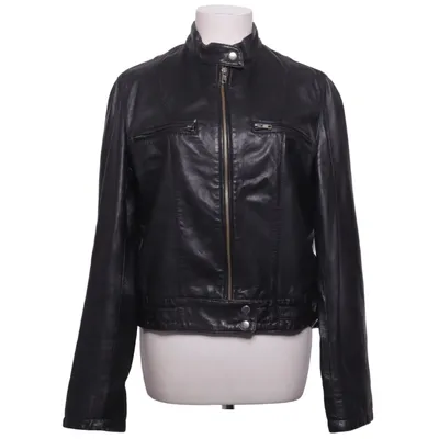 Veste en cuir (Noir) de Leather Legend