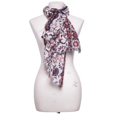 Shawl (White, Multicolored) from AT.P.CO Cotton