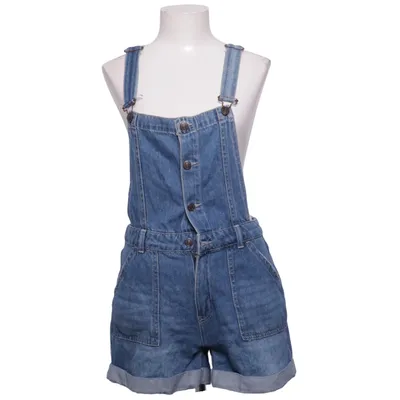 Dungaree shorts (Blue) from DF Jeans Cotton