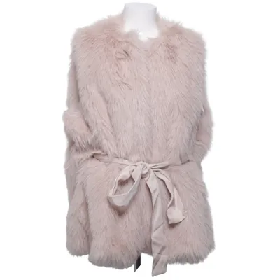 Outer vest (Beige) from Xandres Polyester, Viscose