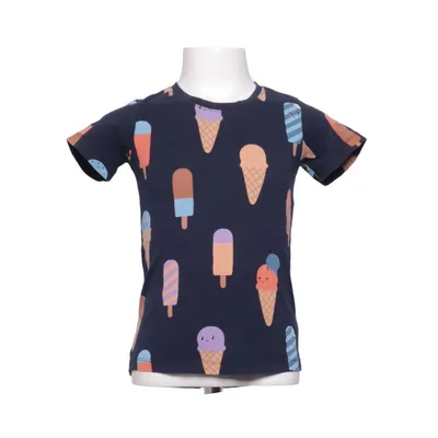 T-shirt (Blå, Flerfärgad) från Lindex Bomull