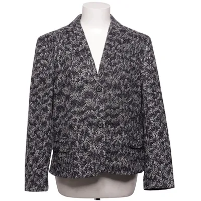 Blazer (Zwart, Wit) van Fabrizio Lenzi Acetaat, Cupro