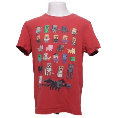 T-shirt (Rød, Flerfarvet) fra Mojang Bomuld