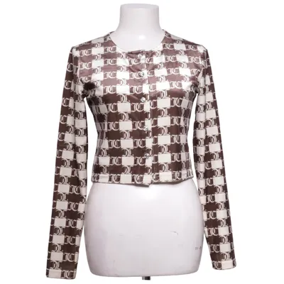 Cardigan (Brown, White) from Juicy Couture Elastane, Polyester