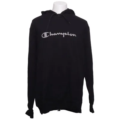 Capuchon sweater (Zwart) van Champion Katoen