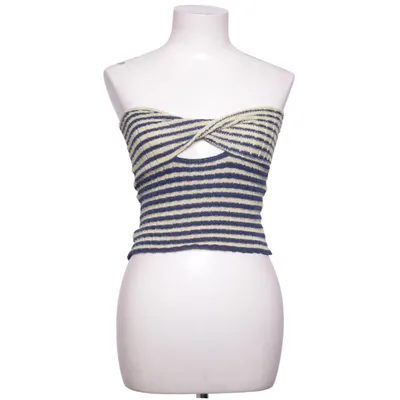 Tube top (Blue, Yellow) from Sollinarry Elastane, Polyester
