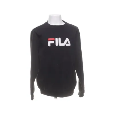 Collegetröja (Svart) från Fila Bomull, Polyester