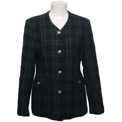 Blazer (Zwart, Groen) van No 1 Collection Polyamide, Polyester, Viscose, Wol