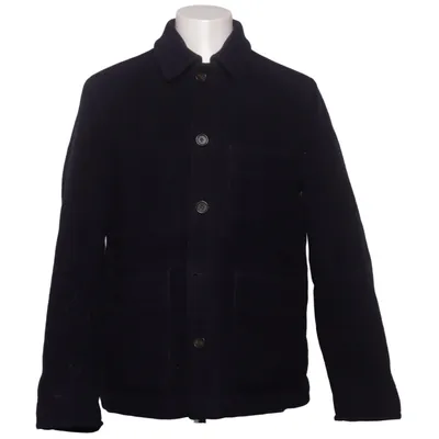 Skjortejakke (Blå) fra Arket Bomuld, Viscose, Uld