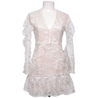 Cocktailklänning (Vit, Beige) från Lasula Polyester