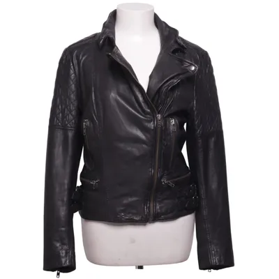 Biker jacket (Black) from Muubaa Cotton, Leather, Polyester