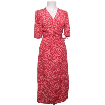Wrap dress (Red, White) from NLW Polyester