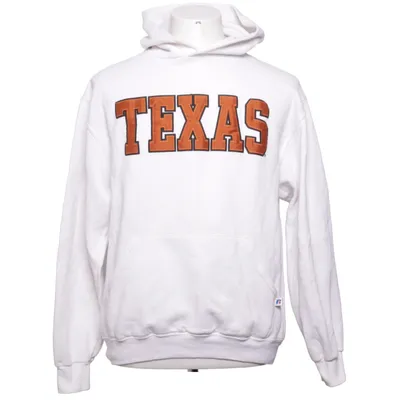 Sweat à capuche (Blanc, Orange) de Russell Athletic Coton, Polyester
