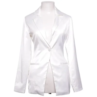 Blazer (Blanc) de Chloé B x NA-KD Élasthane, Polyester