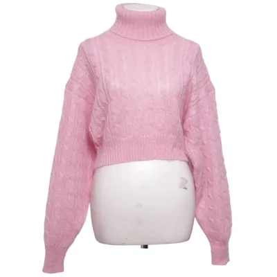 Turtleneck (Pink) from Ganni Mohair, Polyamide, Wool