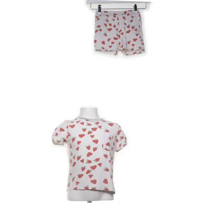 Pyjamas (Vit, Röd, Grön) från Åhléns Bomull, Elastan