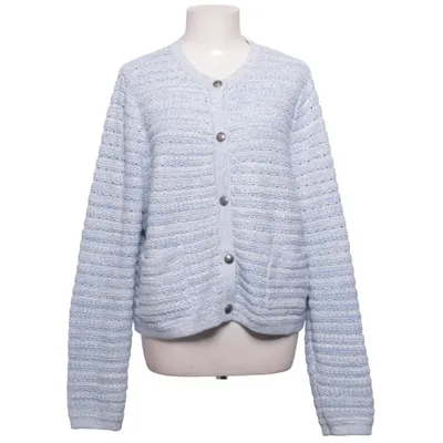 Cardigan (Blue, White) from Red Button Acrylic, Cotton