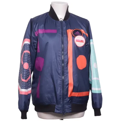 Bomberjack (Blauw, Meerkleurig) van Adidas Katoen, Elastaan, Polyester