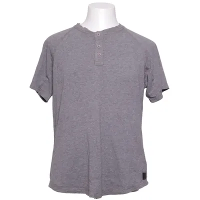 Henley T-shirt (Grå) fra Denim Day Bomuld, Viscose