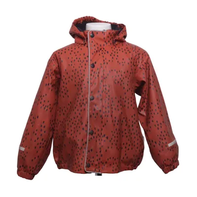 Regenjack (Bruin) van Virvelvind Polyester, Polyurethaan