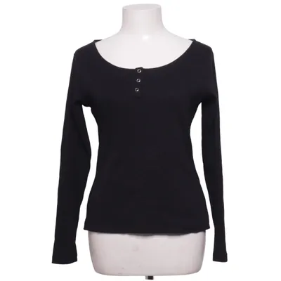 T-shirt manches longues (Noir) de Anna Field Coton, Élasthane