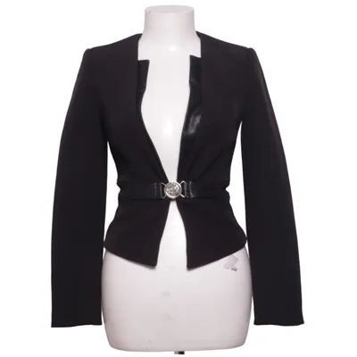 Blazer (Black) from Love Republic Elastane, Polyester