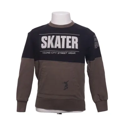 Sweatshirt (Noir, Vert) de Gassa Coton, Polyester