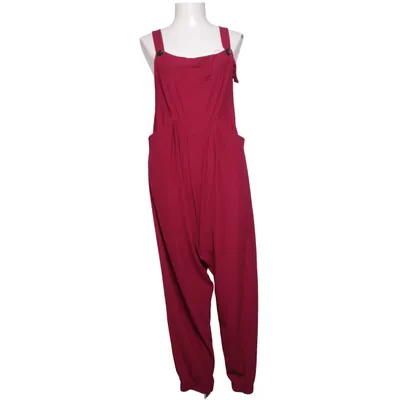Hängselbyxor (Röd) från Halara Elastan, Polyester