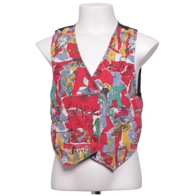 Gilet de costume (Rouge, Multicolore) de Mexx Acétate, Coton