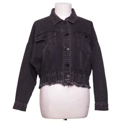 Denimjakke (Sort) fra Re-Dress Bomuld, Elastan