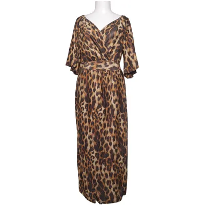 Långklänning (Brun, Svart) från Infinite Elastan, Viskos