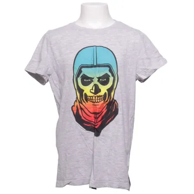 T-shirt (Grå, Flerfarvet) fra Fortnite Bomuld, Viscose