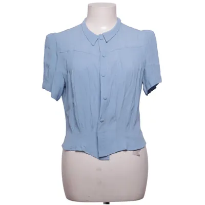Short sleeve shirt (Blue) from The House of Foxy Viscose