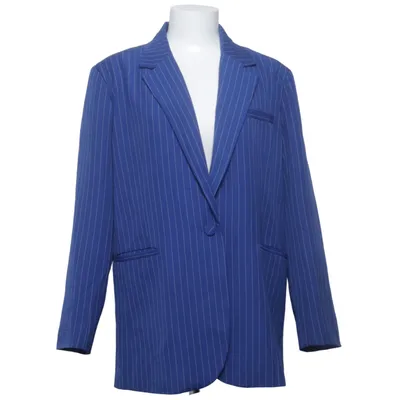 Kavaj (Blå, Vit) från Moves Elastan, Polyester, Viskos