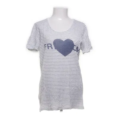 T-shirt (White, Blue) from Zoe Karssen Linen
