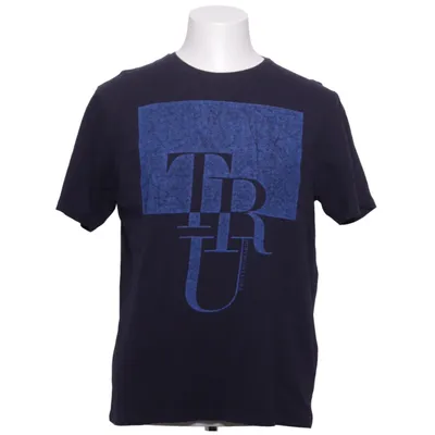 T-shirt (Noir, Bleu) de Tru Trussardi Coton