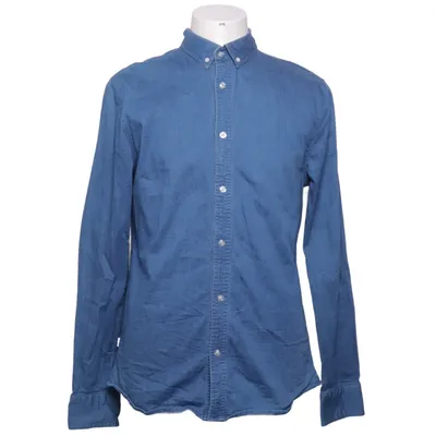 Denim shirt (Blue) from RVLT Revolution Cotton, Elastane